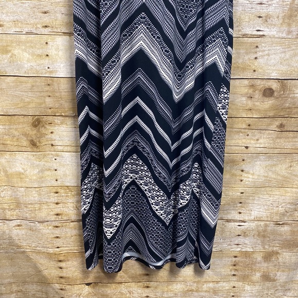 Vintage AB Studio chevron print maxi skirt size medium - Picture 4 of 10